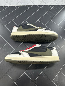 Nike Air Jordan 1 Retro OG x Travis Scott Low Olive W Size 12 WMNS 10.5 MENS