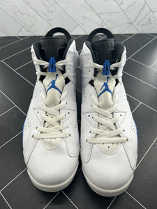 Nike Air Jordan 6 Retro 2014 Sport Blue Size 10.5 384664-107