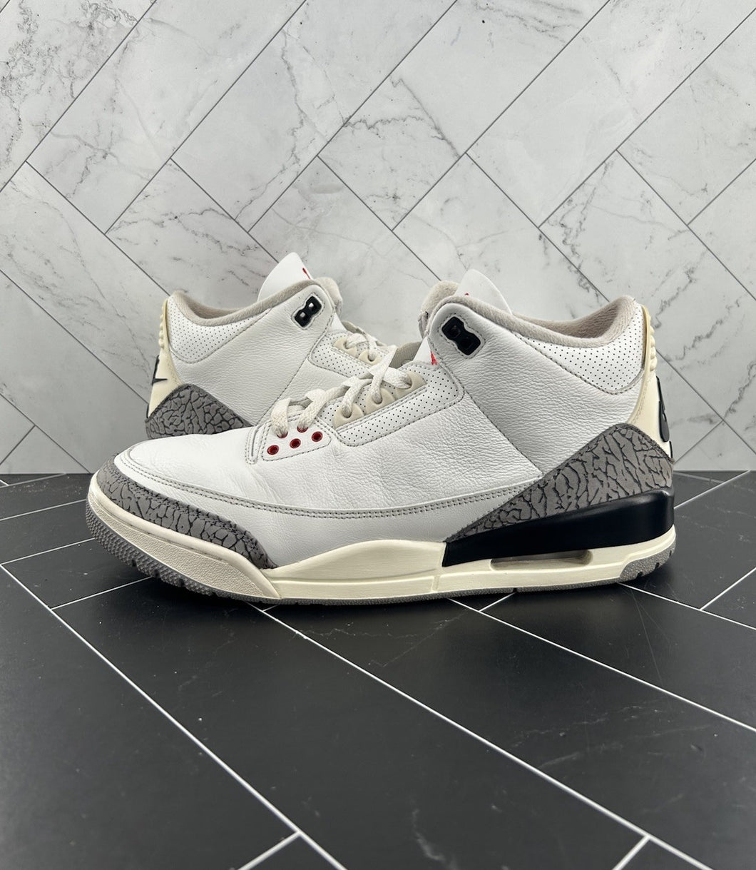 Nike Air Jordan 3 Retro Mid White Cement Reimagined Size 12.5 DN3707-100 2023