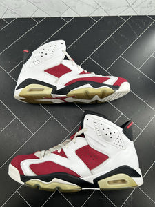 Nike Air Jordan 6 Retro 2014 Carmine Size 11.5 384664-160