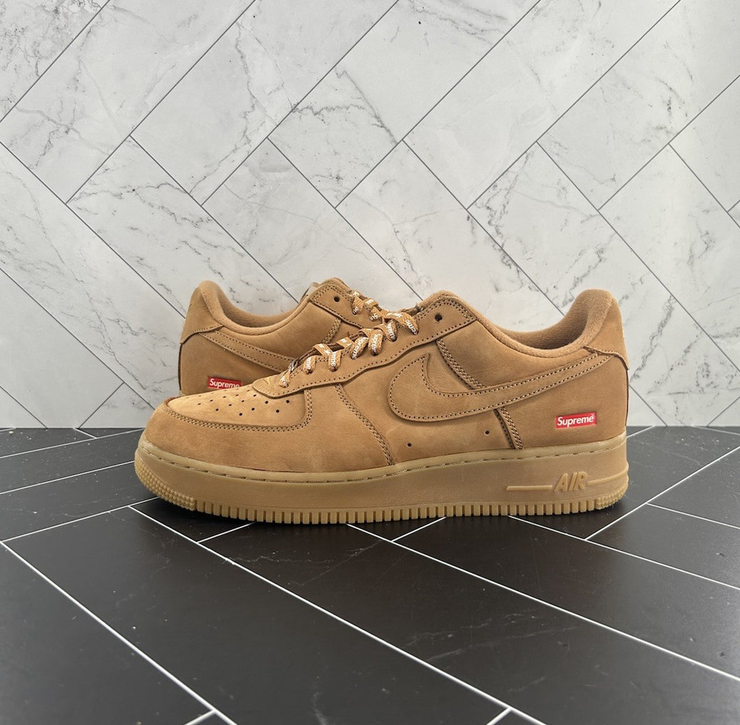 Nike Air Force 1 Low SP x Supreme Wheat 2021 - DN1555-200 Size 10.5