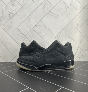 Nike Air Jordan 3 Retro Flyknit Black Size 11 AQ1005-001