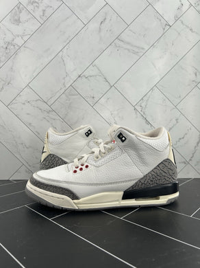 Nike Air Jordan 3 Retro Mid White Cement Reimagined Size 7Y DM0967-100