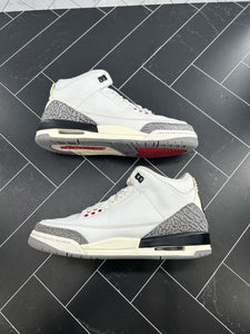 Nike Air Jordan 3 Retro Mid White Cement Reimagined Size 7Y DM0967-100