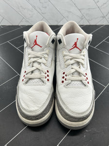Nike Air Jordan 3 Retro Mid White Cement Reimagined Size 7Y DM0967-100
