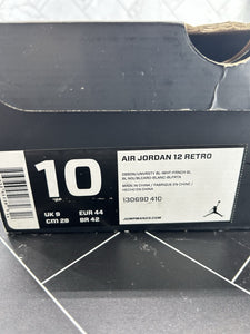 Nike Air Jordan 12 Retro 2012 Obsidian Size 10 130690-410