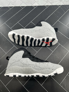 Nike Air Jordan 10 Retro Cement Light Smoke Grey Size 10 310805-062 2018
