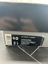 Load image into Gallery viewer, Nike Air Jordan 10 Retro Cement Light Smoke Grey Size 10 310805-062 2018