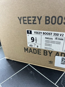 adidas Yeezy Boost 350 V2 Yeezreel Non-Reflective Size 9.5 FW5191