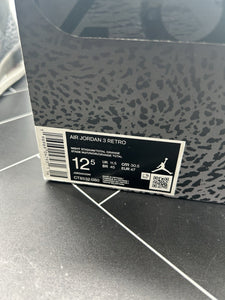 Nike Air Jordan 3 Retro 2023 Mid Fear Size 12.5 CT8532-080