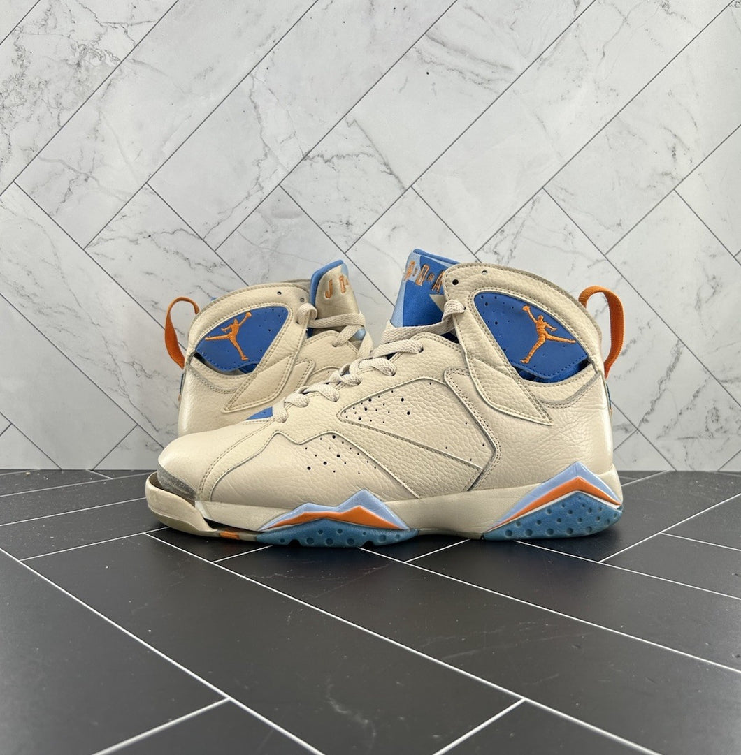 Nike Air Jordan 7 Retro Pacific Blue Size 9 304775-281 2006