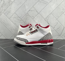 Load image into Gallery viewer, Nike Air Jordan 3 Retro Mid Cardinal Red Size 6.5Y 398614-126