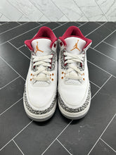 Load image into Gallery viewer, Nike Air Jordan 3 Retro Mid Cardinal Red Size 6.5Y 398614-126