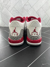 Load image into Gallery viewer, Nike Air Jordan 3 Retro Mid Cardinal Red Size 6.5Y 398614-126