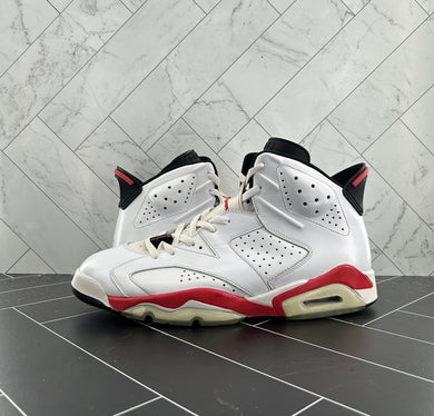 Nike Air Jordan 6 Retro Infrared Pack White Size 13 384664-103 2010
