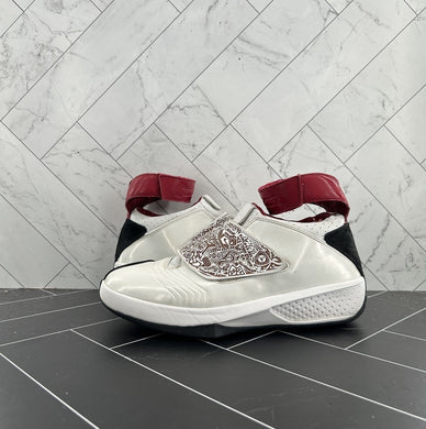 Nike Air Jordan 20 OG White Varsity Red 310455-161 Size 8 2005