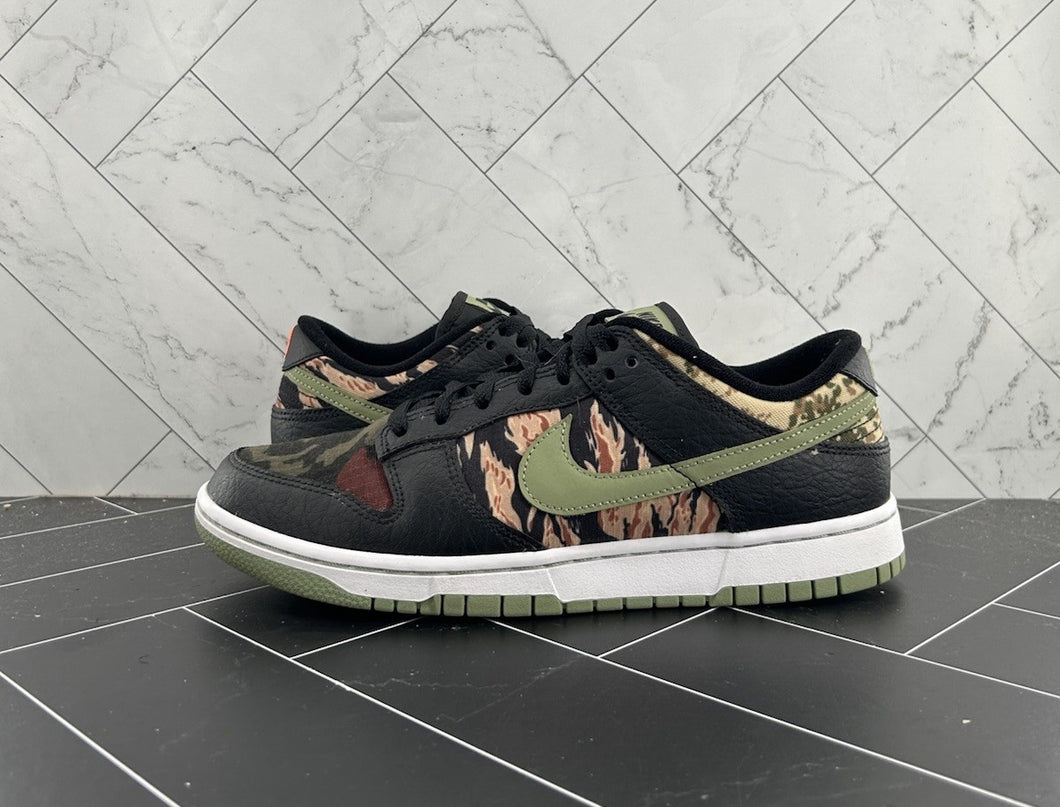 Nike Dunk SE Low Black Multi-Camo Size 9 DH0957-001