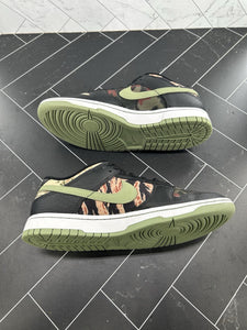 Nike Dunk SE Low Black Multi-Camo Size 9 DH0957-001