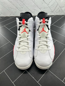 Nike Air Jordan 6 Retro 2014 White Infrared Size 11 384664-123