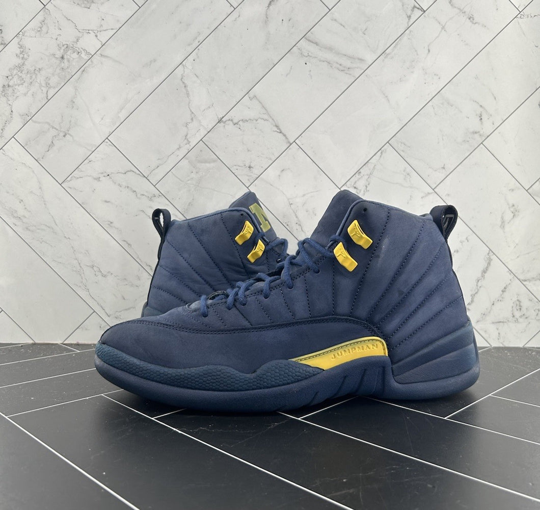 Nike Air Jordan 12 Retro Michigan Size 11 BQ3180-407 2018