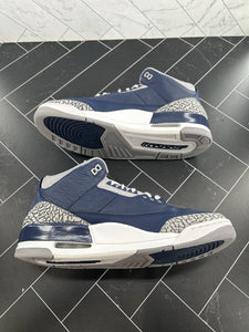 Nike Air Jordan 3 Retro Blue Georgetown Size 12 CT8532-401