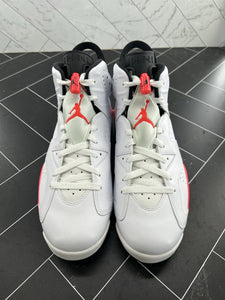 NEW Nike Air Jordan 6 Retro 2014 White Infrared Size 9.5 384664-123