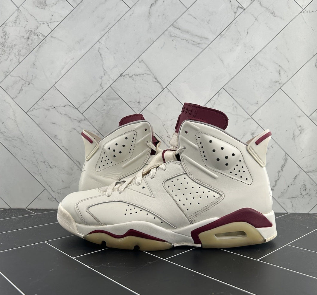 Nike Air Jordan 6 Retro 2015 Maroon Size 9.5 384664-116