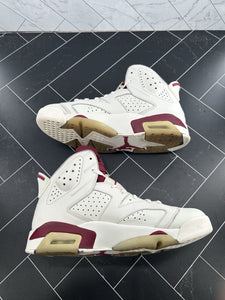 Nike Air Jordan 6 Retro 2015 Maroon Size 9.5 384664-116