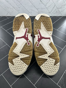 Nike Air Jordan 6 Retro 2015 Maroon Size 9.5 384664-116