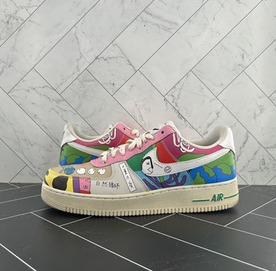 Nike Ruohan Wang x Air Force 1 Low Multicolor Size 10 CZ3990-900 2020