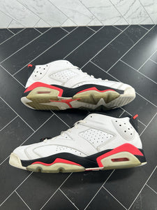 Nike Air Jordan 6 Low White Infrared Size 10.5 304401-123