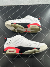Load image into Gallery viewer, Nike Air Jordan 6 Low White Infrared Size 10.5 304401-123