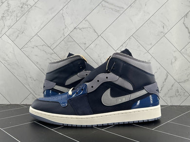 NEW Nike Air Jordan 1 SE Craft Mid Inside Out - Obsidian Size 12.5 DR8868-400