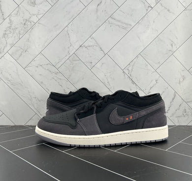 NEW Nike Air Jordan 1 Low Inside Out Black Gray Size 12.5 DN1635-001