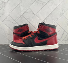 Load image into Gallery viewer, Nike Air Jordan 1 1985 High Bred Size 11.5 OG Black Red 4281 SOLE SWAPPED