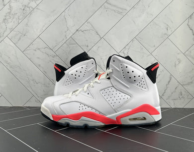 Nike Air Jordan 6 Retro 2014 White Infrared Size 9 384664-123