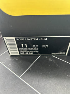Nike Kobe 8 Black History Month Size 11 583112-001 2013