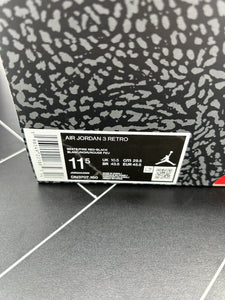 Nike Air Jordan 3 Retro Mid Fire Red Size 11.5 DN3707-160