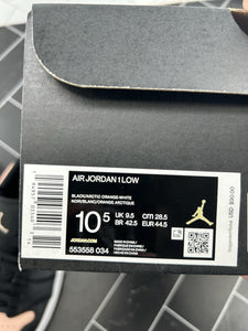 Nike Air Jordan 1 Low Crimson Tint Size 10.5 553558-034