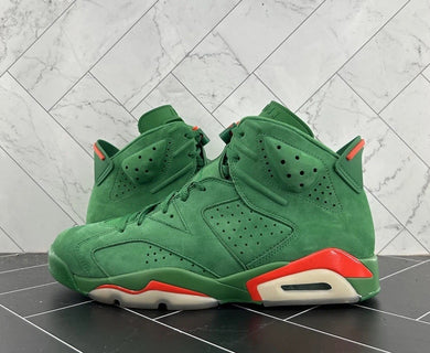 Nike Air Jordan 6 Retro NRG Green Suede Gatorade Size 11 AJ5986-335