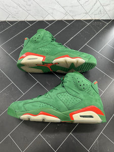 Nike Air Jordan 6 Retro NRG Green Suede Gatorade Size 11 AJ5986-335