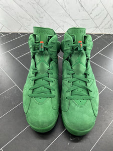 Nike Air Jordan 6 Retro NRG Green Suede Gatorade Size 11 AJ5986-335