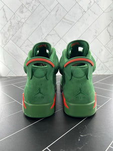 Nike Air Jordan 6 Retro NRG Green Suede Gatorade Size 11 AJ5986-335