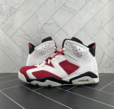 Nike Air Jordan 6 Retro 2014 Carmine Size 10.5 384664-160