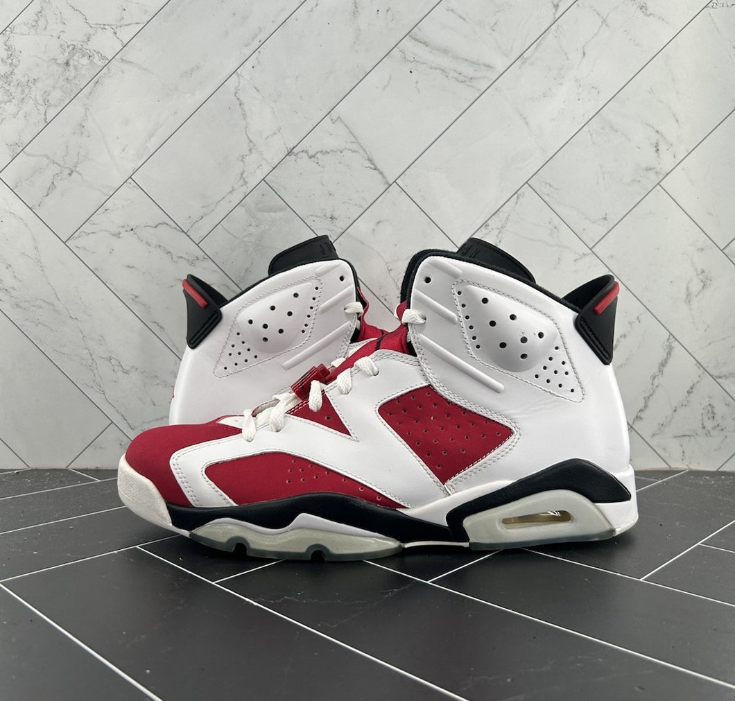 Nike Air Jordan 6 Retro 2014 Carmine Size 10.5 384664-160