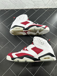 Nike Air Jordan 6 Retro 2014 Carmine Size 10.5 384664-160