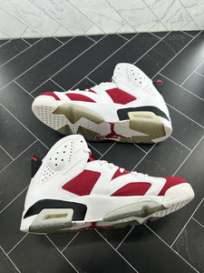 Nike Air Jordan 6 Retro 2014 Carmine Size 10.5 384664-160