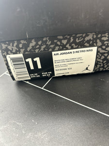NEW Nike Air Jordan 3 Retro NRG Free Throw Line Size 11 923096-101 2018