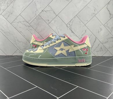NEW A Bathing Ape KidSuper x Bapesta Multi Color Size 10 1L23191912