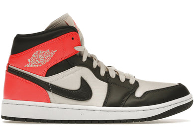 Jordan 1 Mid Newsprint Light Orewood Brown (Women's) - New/No Box